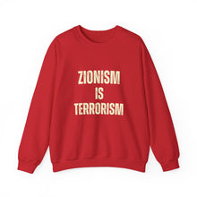Load image into Gallery viewer, Zionism is Terrorism Unisex Heavy Blend™ Crewneck Sweatshirt