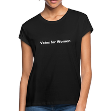 Load image into Gallery viewer, Votes For Women's Relaxed Fit T-Shirt - black