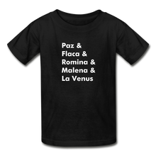 Load image into Gallery viewer, Cantoras Youth Tagless T-Shirt - black