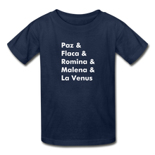 Load image into Gallery viewer, Cantoras Youth Tagless T-Shirt - navy