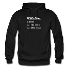 Load image into Gallery viewer, Wish List Unisex Gildan Heavy Blend Adult Hoodie - black