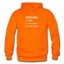 Load image into Gallery viewer, Wish List Unisex Gildan Heavy Blend Adult Hoodie - orange