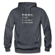 Load image into Gallery viewer, Wish List Unisex Gildan Heavy Blend Adult Hoodie - charcoal gray
