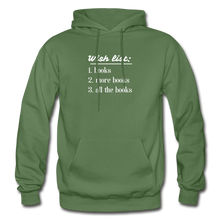 Load image into Gallery viewer, Wish List Unisex Gildan Heavy Blend Adult Hoodie - military green