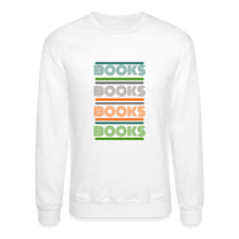 Load image into Gallery viewer, READER retro Crewneck Sweatshirt - white