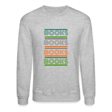 Load image into Gallery viewer, READER retro Crewneck Sweatshirt - heather gray