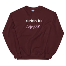 Load image into Gallery viewer, Cries in Cancer Unisex Sweatshirt