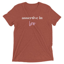 Load image into Gallery viewer, Assertive in Leo Short sleeve t-shirt