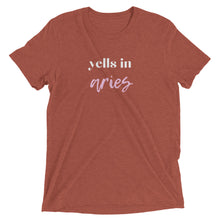 Load image into Gallery viewer, Yells in Aries Short sleeve t-shirt