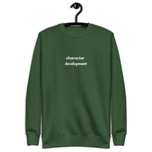 Load image into Gallery viewer, Character Development Unisex Premium Sweatshirt
