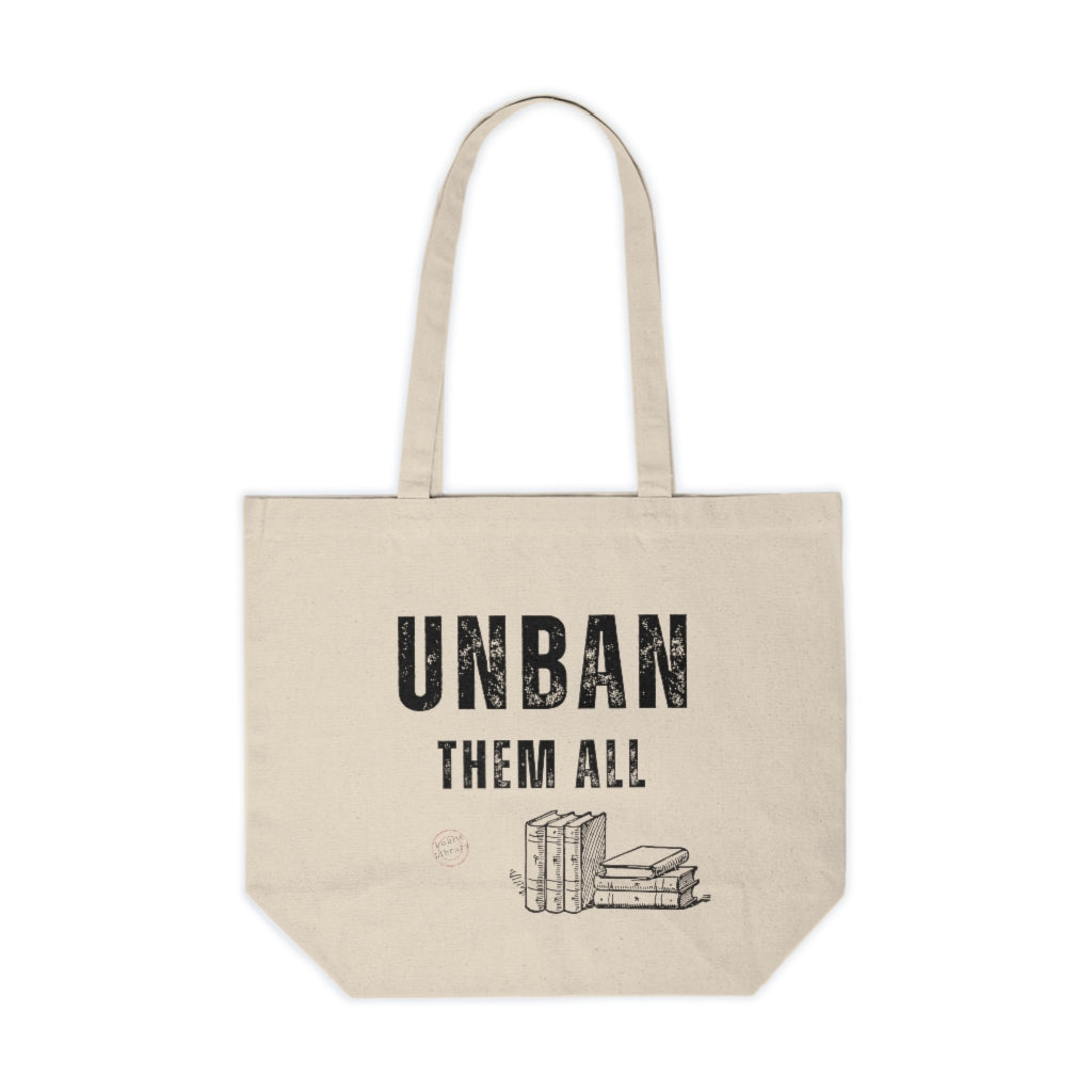 UNBAN THEM ALL Canvas Shopping Tote