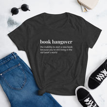 Load image into Gallery viewer, Book Hangover Women&#39;s short sleeve t-shirt
