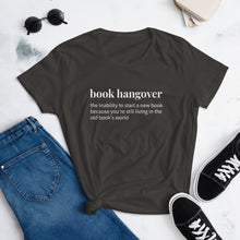 Load image into Gallery viewer, Book Hangover Women&#39;s short sleeve t-shirt
