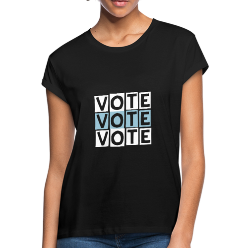 Vote Women's Relaxed Fit T-Shirt - black
