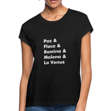 Load image into Gallery viewer, Cantoras shirt Women&#39;s Relaxed Fit T-Shirt - black
