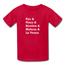 Load image into Gallery viewer, Cantoras Youth Tagless T-Shirt - red
