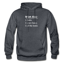 Load image into Gallery viewer, Wish List Unisex Gildan Heavy Blend Adult Hoodie - charcoal gray
