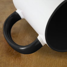 Load image into Gallery viewer, Stay Home &amp; Read Books Contrast Coffee Mug - white/black
