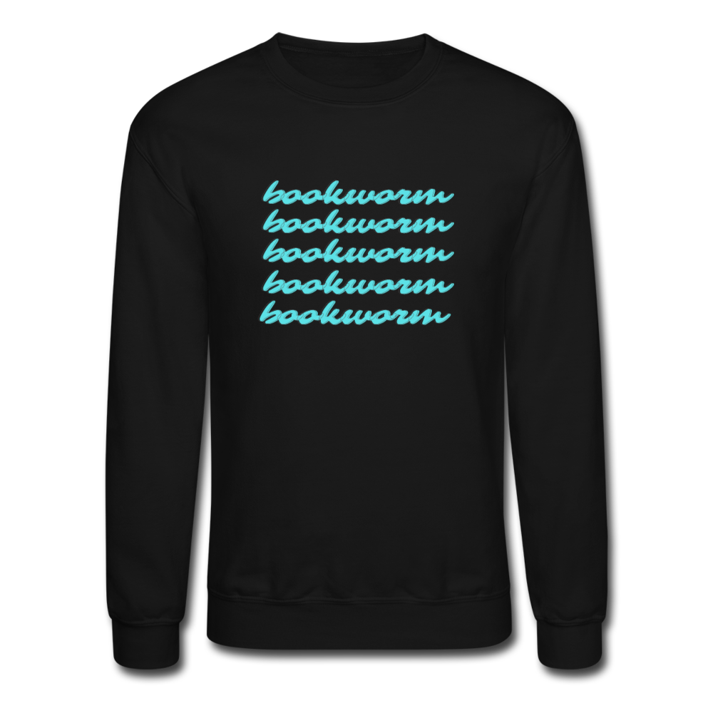 Bookworm Crewneck Sweatshirt - black