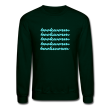 Load image into Gallery viewer, Bookworm Crewneck Sweatshirt - forest green
