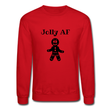 Load image into Gallery viewer, Jolly AF Crewneck Sweatshirt - red

