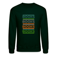 Load image into Gallery viewer, READER retro Crewneck Sweatshirt - forest green
