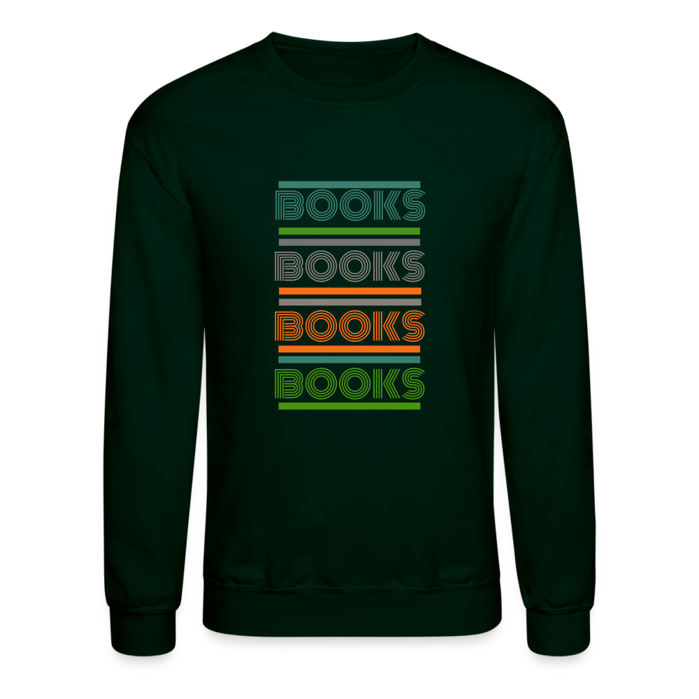 READER retro Crewneck Sweatshirt - forest green