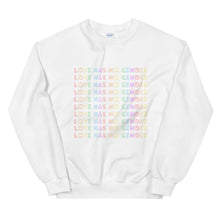 Load image into Gallery viewer, Love Has No Gender Unisex Sweatshirt
