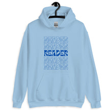 Load image into Gallery viewer, Reader (blue) Unisex Hoodie
