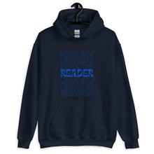 Load image into Gallery viewer, Reader (blue) Unisex Hoodie
