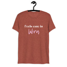 Load image into Gallery viewer, Feels cute in libra Short sleeve t-shirt
