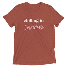 Load image into Gallery viewer, Chilling in taurus Short sleeve t-shirt
