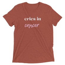 Load image into Gallery viewer, Cries in Cancer Short sleeve t-shirt
