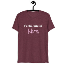 Load image into Gallery viewer, Feels cute in libra Short sleeve t-shirt
