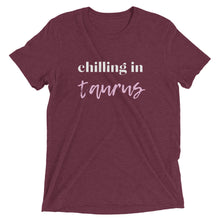 Load image into Gallery viewer, Chilling in taurus Short sleeve t-shirt
