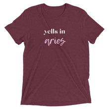 Load image into Gallery viewer, Yells in Aries Short sleeve t-shirt
