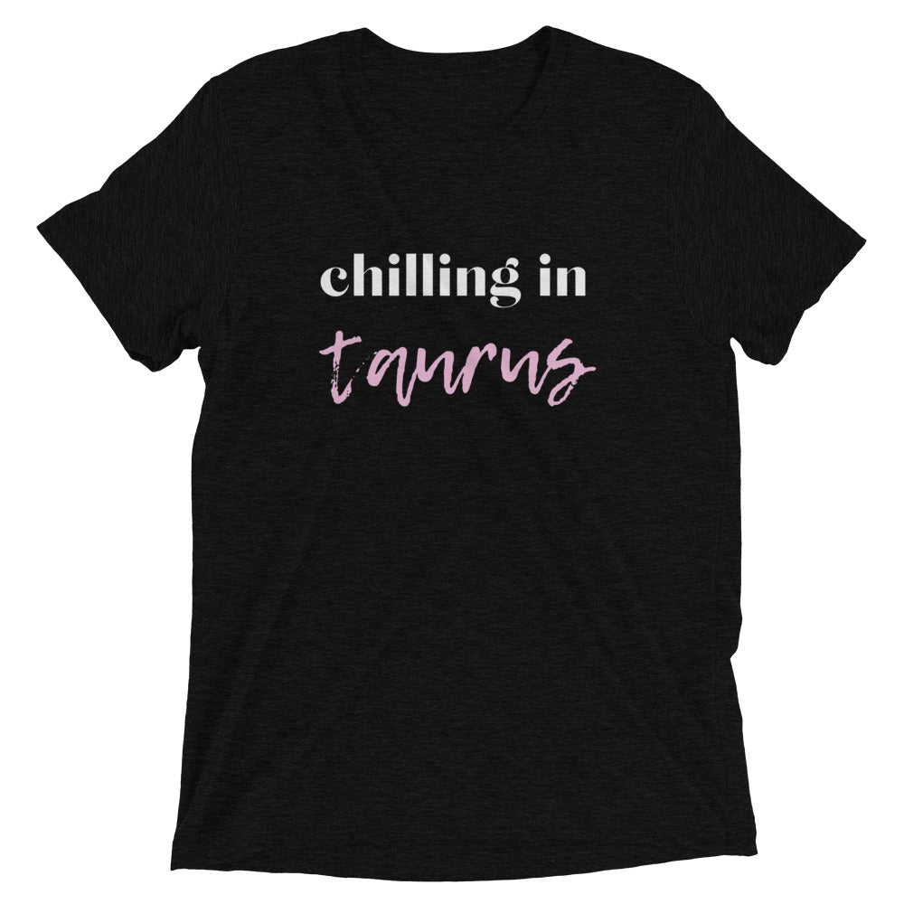 Chilling in taurus Short sleeve t-shirt